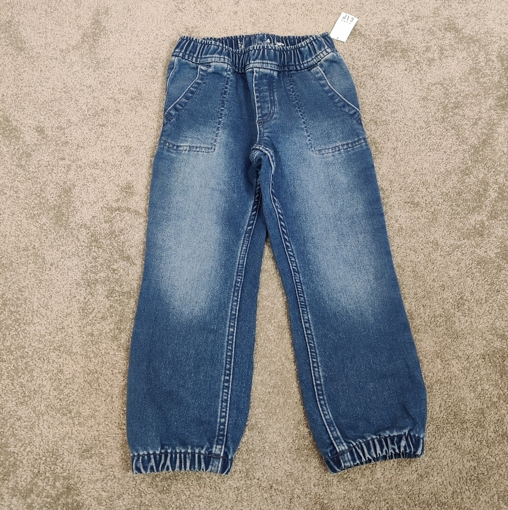 Baby Gap Boy's Jogger Jeans Size 4T NEW Denim